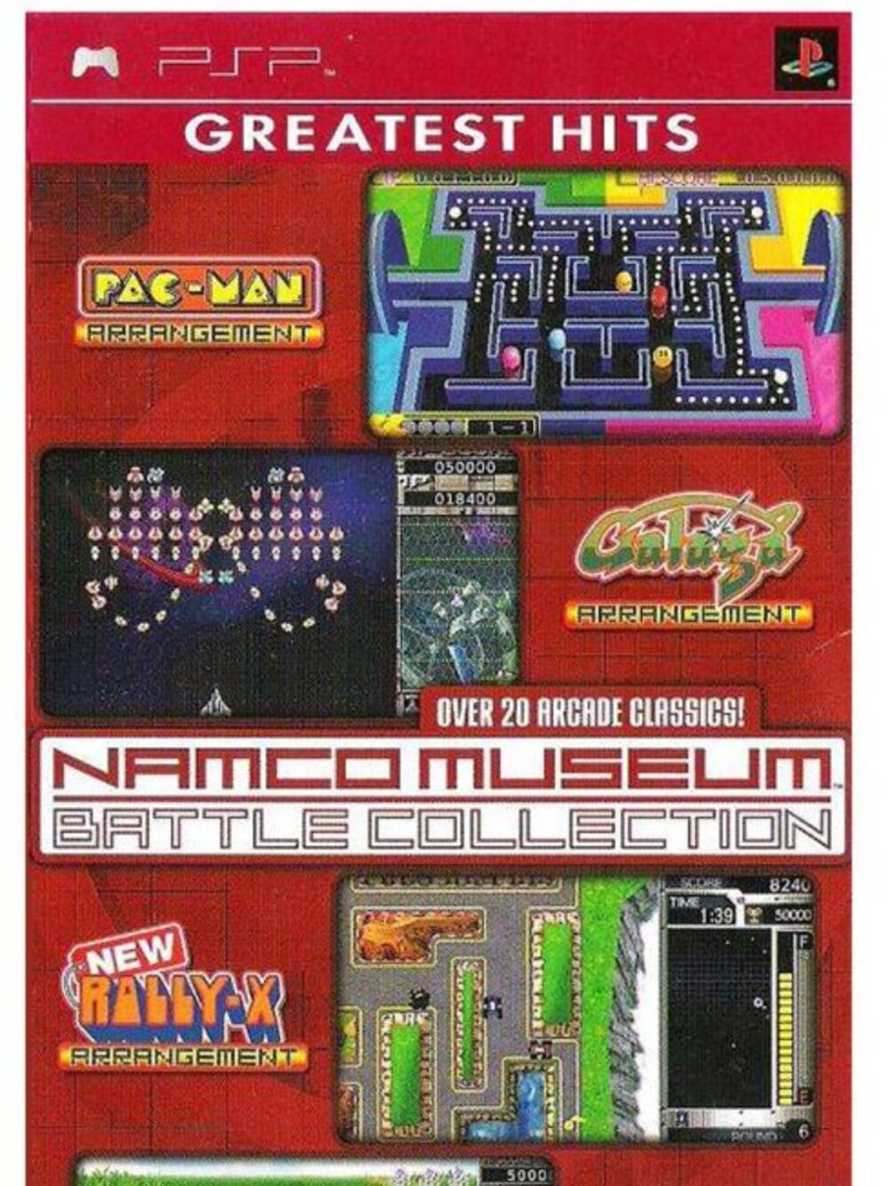 Namco Museum Battle Collection (Sony PSP, 2005) Complete CIB Near Mint